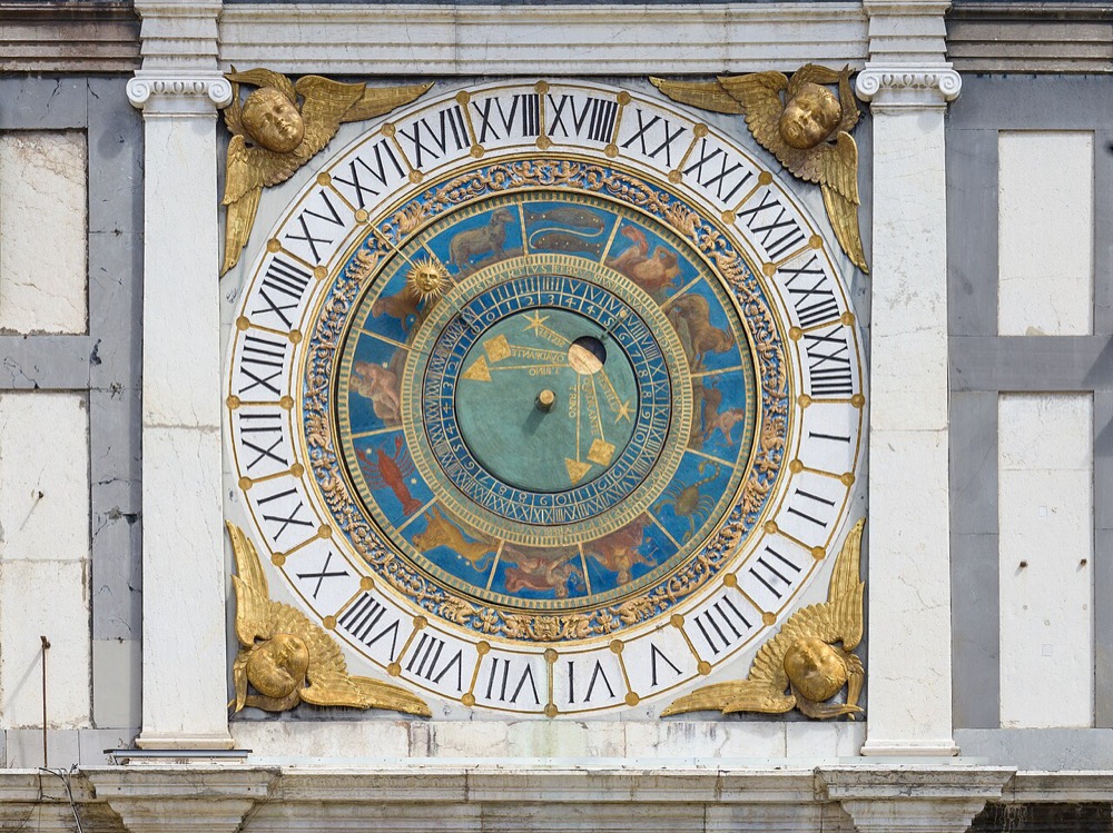 Astronomical clock in Brescia