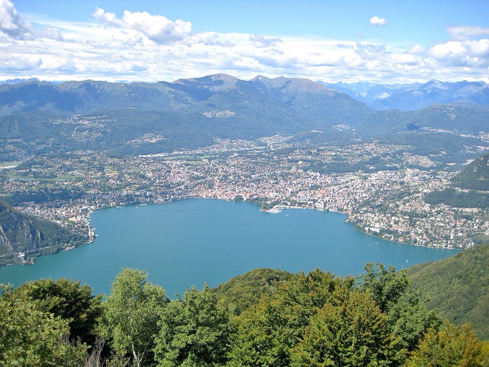 Lugano and its lake