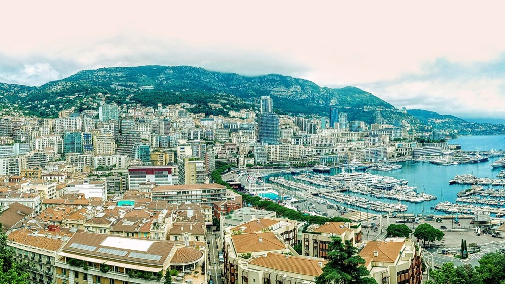 Monaco skyline and harbor